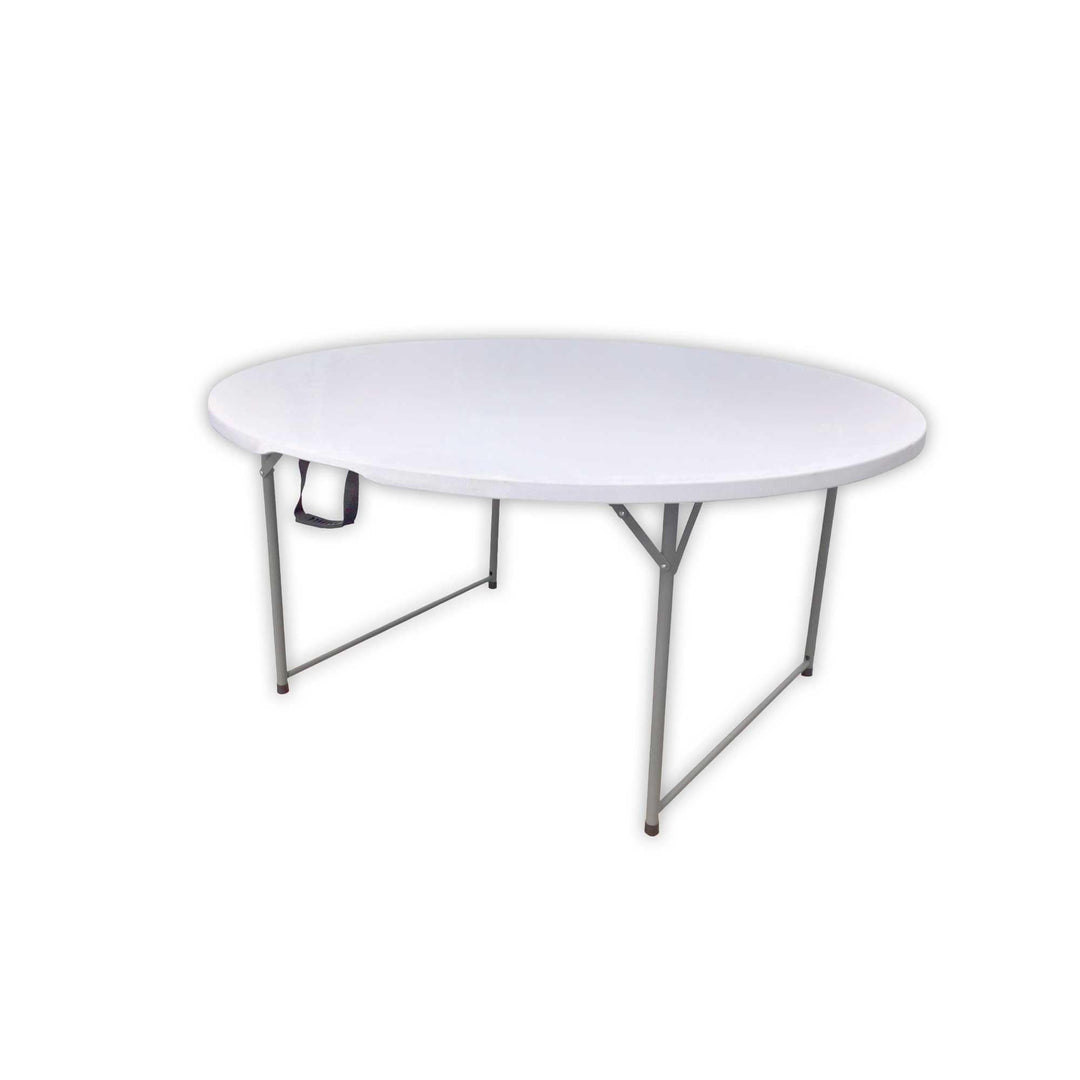 WERKA PRO Runder Klapptisch Ø150 x 74 cm weiss, weiss