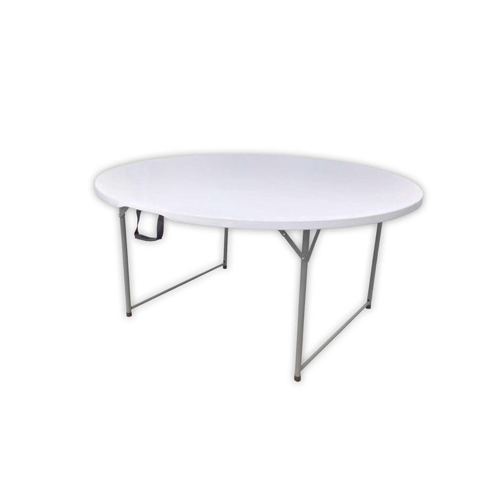 WERKA PRO Runder Klapptisch Ø150 x 74 cm weiss, weiss