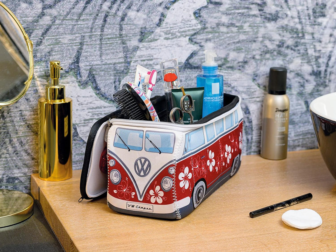 BRISA VW Collection - T1 Bulli Bus Kulturbeutel Kosmetiktasche | Volkswagen Universaltasche Waschbeu