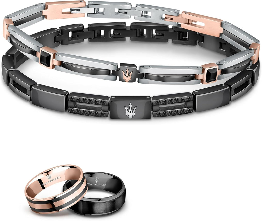 Ceramic Herren Ring aus Stahl, Keramik, IP Roségold - JM223ATZ24023 Rosa 60 (19.1), Rosa 60 (19.1)
