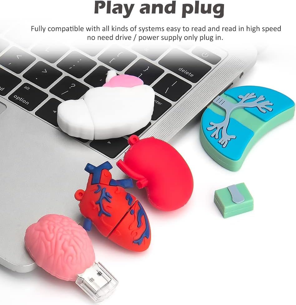 32GB*5 USB-Stick USB-Flash-Laufwerk, Memory Stick Cartoon Speicherstick Flash-Speicher-Stick, Pen Dr