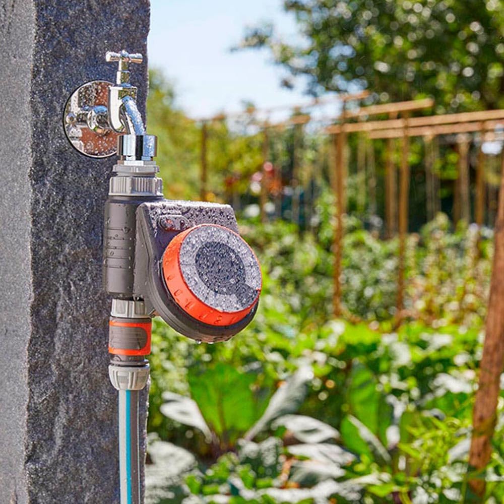 GARDENA Programador Easy Control de riego automatico Con 17 programa G1887-35, G1887-35
