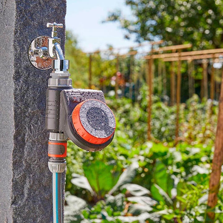 GARDENA Programador Easy Control de riego automatico Con 17 programa G1887-35, G1887-35