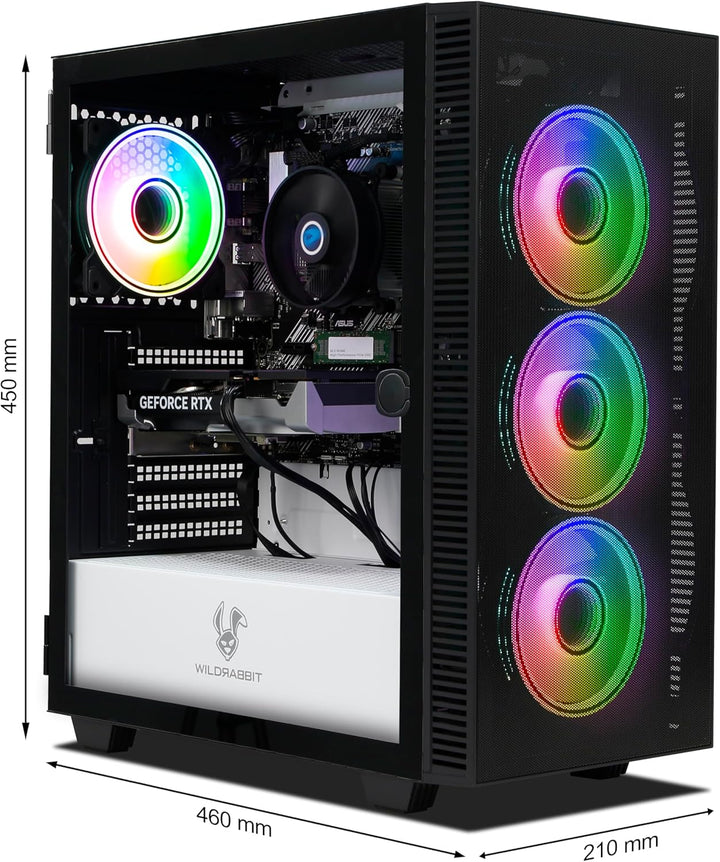 Ankermann Business Office Work Gaming V3 | AMD Ryzen 5 4500 | Nvidia GeForce GTX 1650 4GB | 16GB RAM