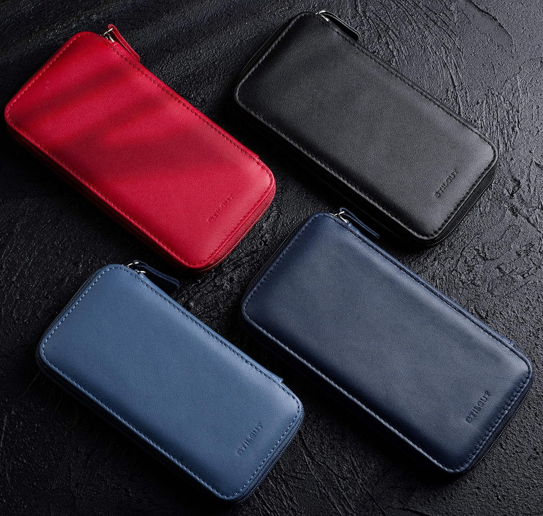 STILGUT Handytasche kompatibel mit iPhone 13 Mini, iPhone SE 2022 und andere Smartphones bis 5,4“, H