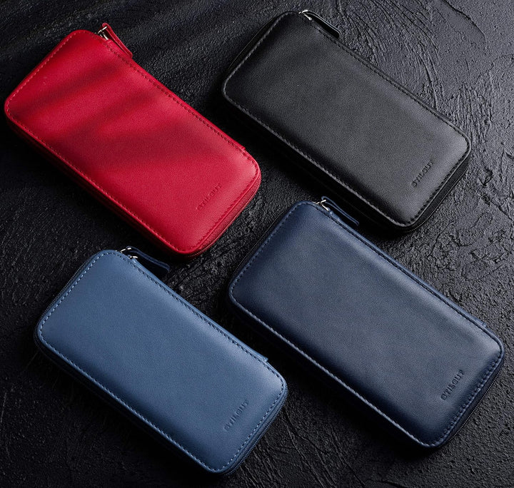 STILGUT Handytasche kompatibel mit iPhone 13 Mini, iPhone SE 2022 und andere Smartphones bis 5,4“, H