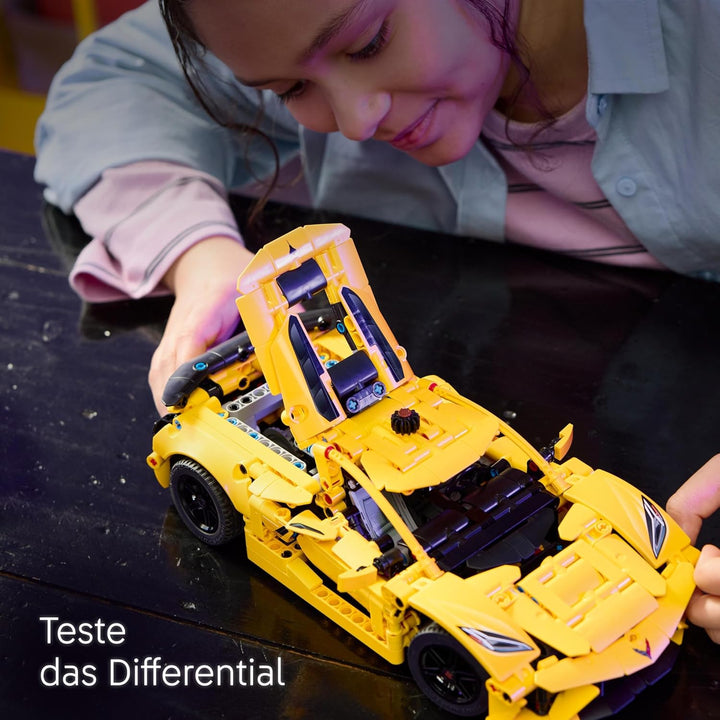 LEGO Technic Chevrolet Corvette Stingray - Bauspielzeug zum Sammeln - Spielzeug Sportwagen - Modell