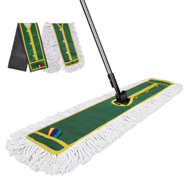 Masthome Bodenwischer 105 cm Breit, Industrie Wischmopp mit 2 Wischpads, Profi Mopp Wischer Boden mi
