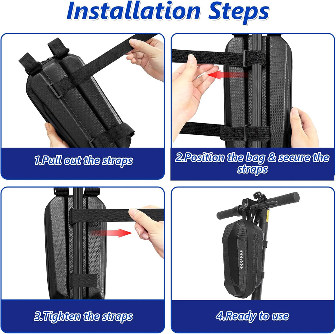 flintronic Scooter Tasche für Roller, 2L/3L Lenkertasche für Elektroroller wasserdichte, Vordertasch