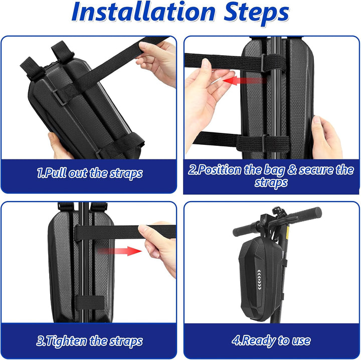 flintronic Scooter Tasche für Roller, 2L/3L Lenkertasche für Elektroroller wasserdichte, Vordertasch