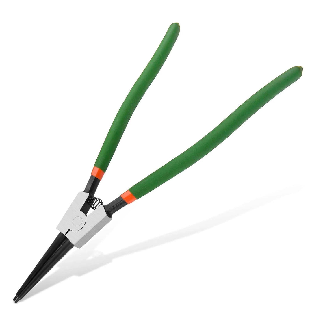 Sicherungsringzange, 13 Zoll (33 cm) – gerade Backen mit geschmiedetem Ende 2,6 mm – robuste Federza