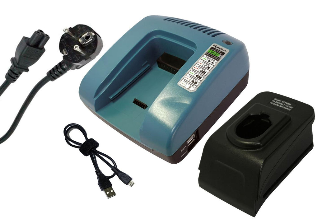 PowerSmart® 7,2-18V Ladegerät für Black &amp; Decker A9251, A9252, A9262, A9267, A9274, A9275, A9276, A9