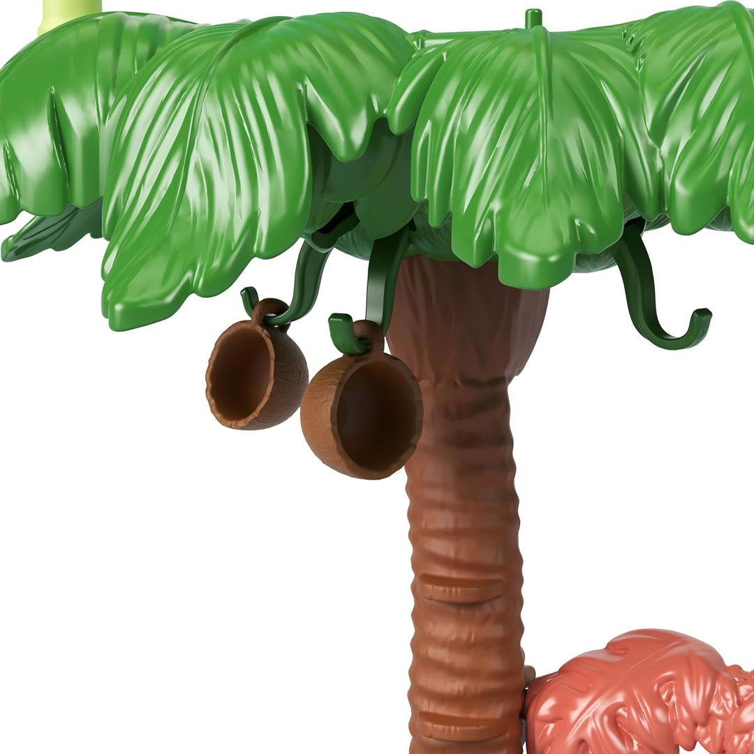 Mattel Disney Vaiana 2 Spielzeuge, Vaianas Inselabenteuer-Spielset mit kleinen Vaiana- und Simea-Pup