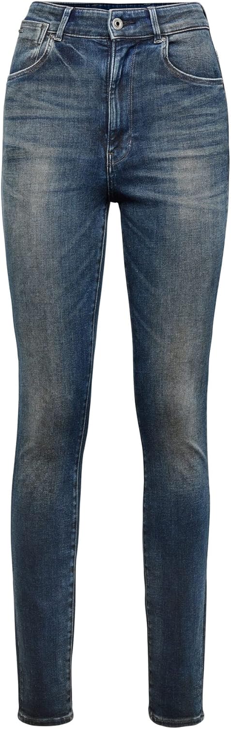 G-STAR RAW Stringfield Women's Jeans Ultra High Waist Skinny 29W / 32L Blau (Antic Nebulas D17849-c2
