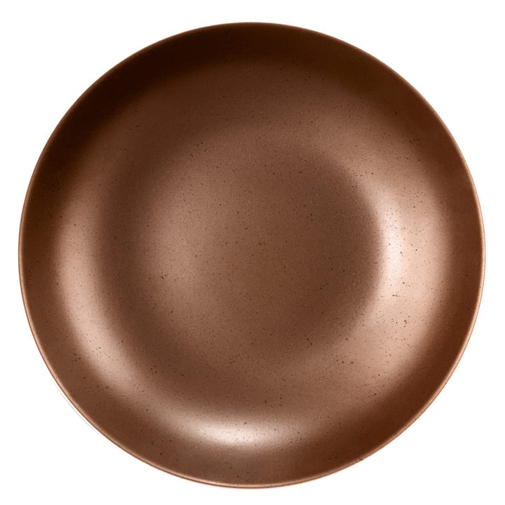 Seltmann 001.764255 Liberty Porzellan Suppenteller, Rund, 65163 Dekor, Bronze, 4.6cm Höhe, 21cm Durc