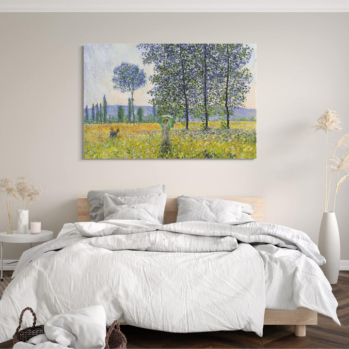 Printed Paintings Leinwand (80x60cm): Claude Monet - Pappeln im Sonnenlicht 80x60 cm, 80x60 cm