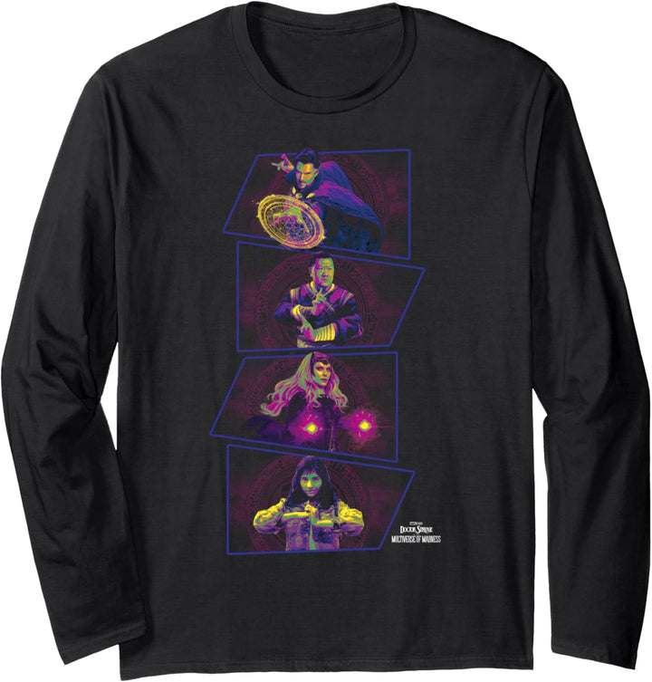 Marvel Doctor Strange In The Multiverse Of Madness Panels Langarmshirt
