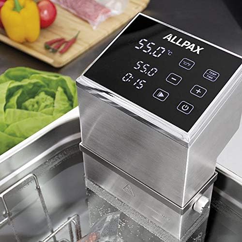 Allpax Sous Vide Garer SV 70 - Profi Gerät aus Edelstahl - zum Einhängen in Wasserbäder bis 70 l - L