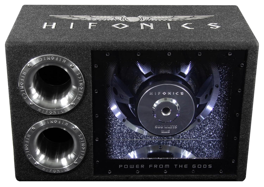 HiFonics ATL12BPA - ATLAS AKTIV SINGLE BANDPASS SUBBOX mit 460 Watt RMS Class-D Verstärker aus der A