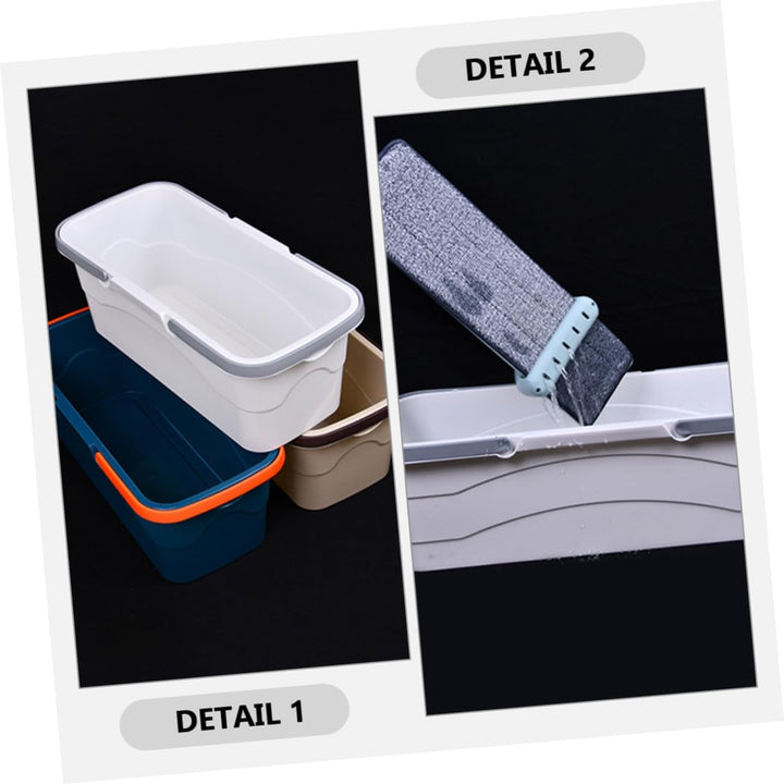 Ipetboom Flacher Moppeimer Putzeimer Werkzeug Mopp-ablaufeimer Aus Kunststoff Wischeimer Für Zu Haus