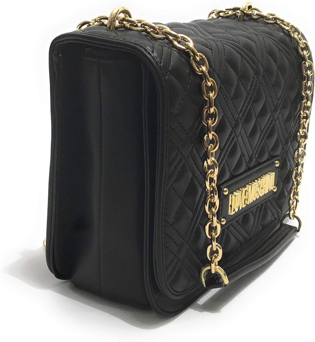 Love Moschino Damen Ss21 Schultertaschen, Kollektion Frühling Sommer 2021, Einheitsgrösse Schwarz, S