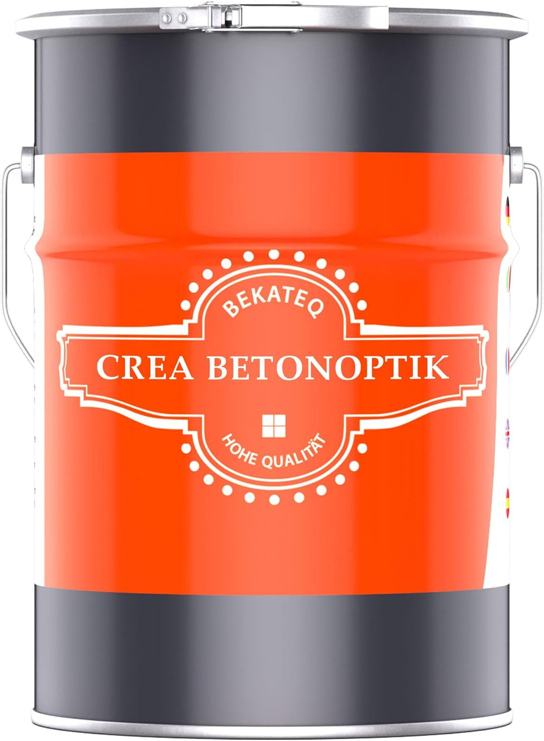 BEKATEQ Betonoptik in Lichtgrau 20kg, Betonlook bis 50qm Betonspachtel, Effektspachtel, Sichtbeton,