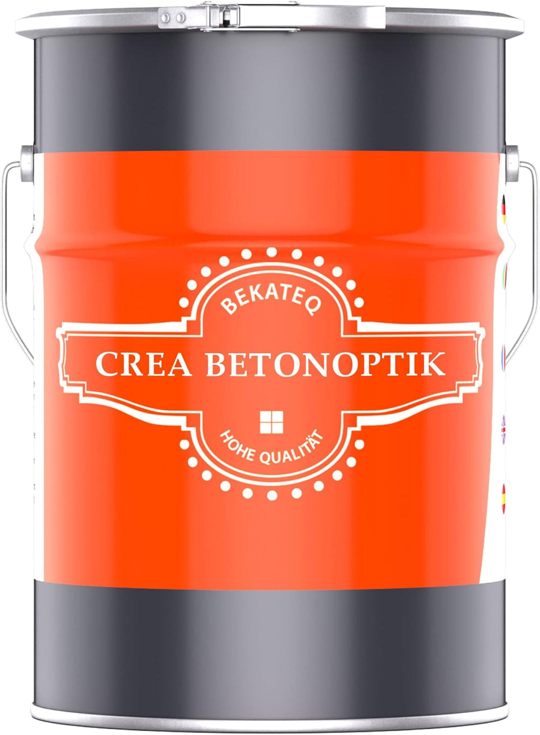 BEKATEQ Betonoptik in Betongrau 3kg, Moma Style Betonlook bis 7,5qm Betonspachtel inkl. Werkzeug, Ef