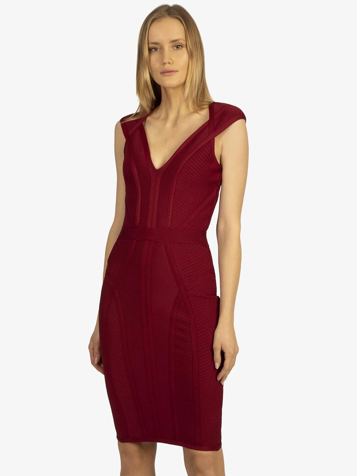 Damen Kleid, Bordeaux