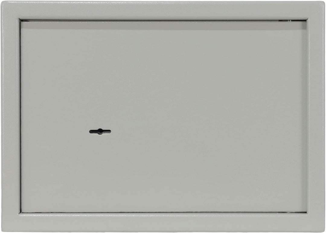 Möbeltresor Safe Tresor Geldschrank Wandtresor Wandsafe Schlüssel Wertsachen S4 - silber XL Silber,