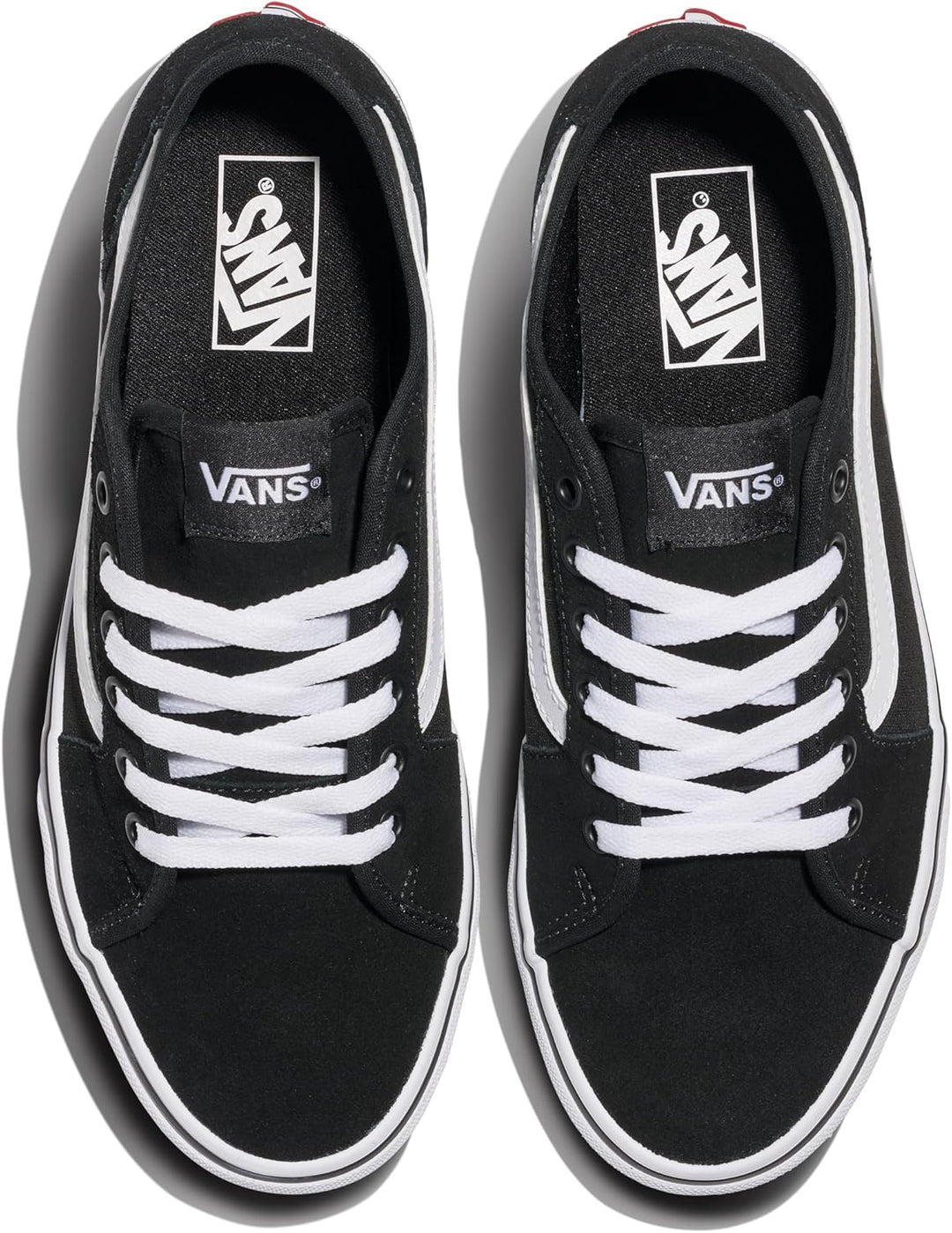 Vans Unisex Filmore Decon Sneaker 40 EU Suede Canvas Black White, 40 EU Suede Canvas Black White