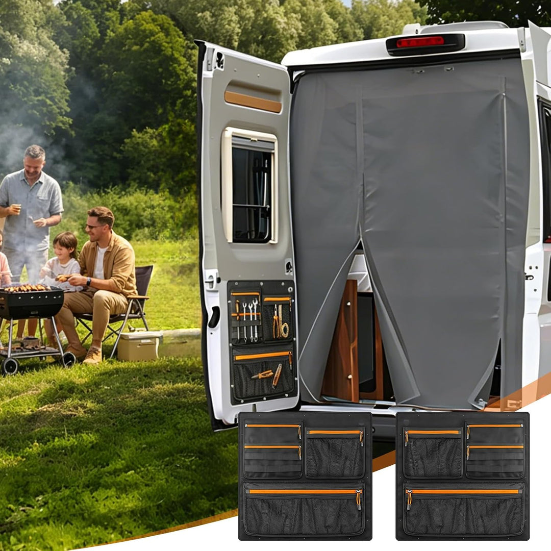 2PCS Aufbewahrungstasche kompatibel mit Fiat ducato/Citroen Jumper/Peugeot Boxer 2006-2026, Taschen-