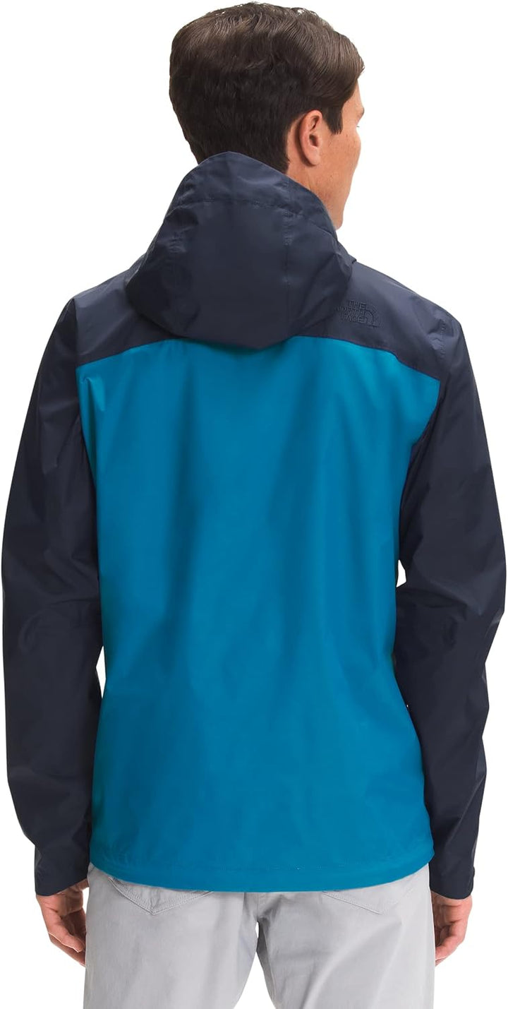 The North Face Men’s Venture 2 Waterproof Hooded Rain Jacket, Aviator Navy/Banff Blue, Large, L Avia