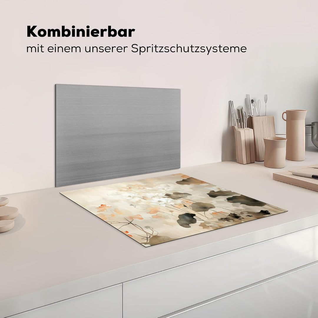 Herdabdeckplatte 59x52 cm Einteilig Abdeckplatten Cerankochfeld Abdeckung Ceranfeld Herdplattenabdec