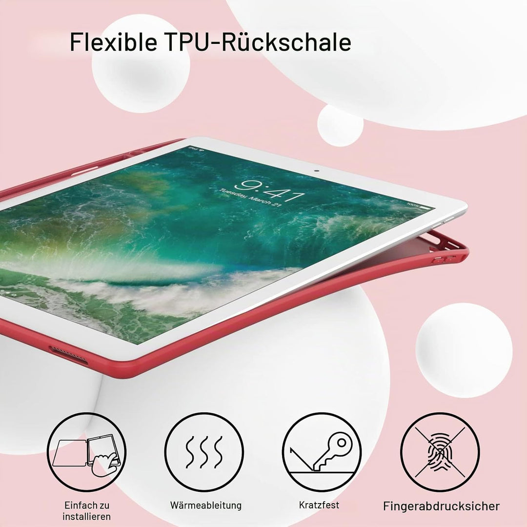 JETech Hülle für iPad Pro 12,9 Zoll (Modell 2015/2017, 1./2. Generation) mit Stifthalter, Dünne Tabl