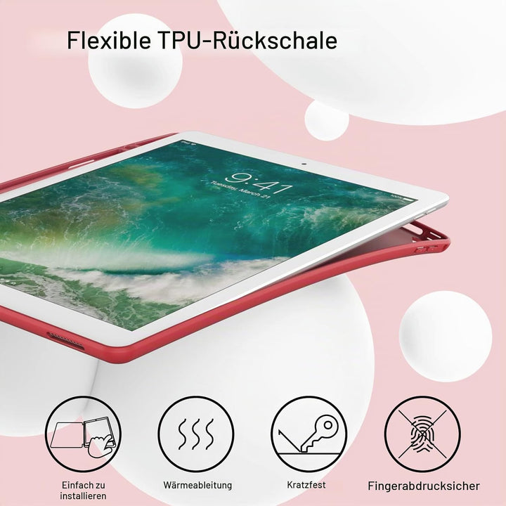 JETech Hülle für iPad Pro 12,9 Zoll (Modell 2015/2017, 1./2. Generation) mit Stifthalter, Dünne Tabl