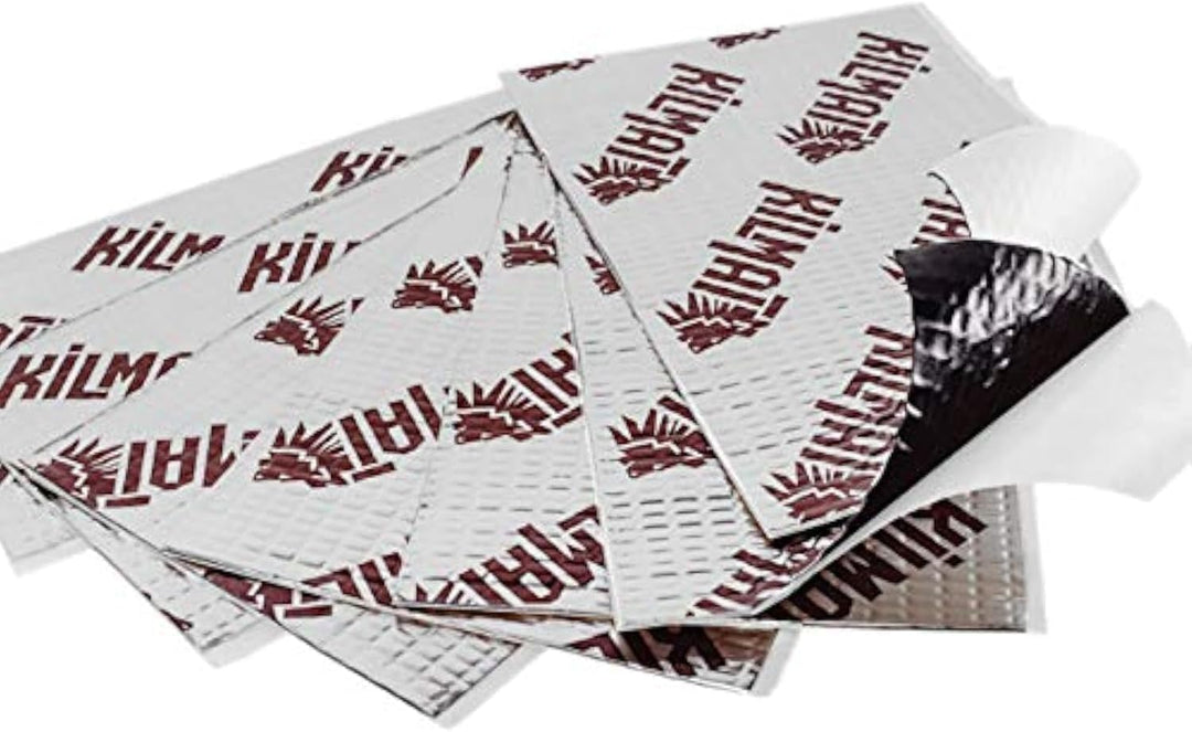 KILMAT 2 mm 1.7 m² Selbstklebende Alubutyl Anti Dröhn Dämmmatte Auto Dämmung Schalldämmung und Schal