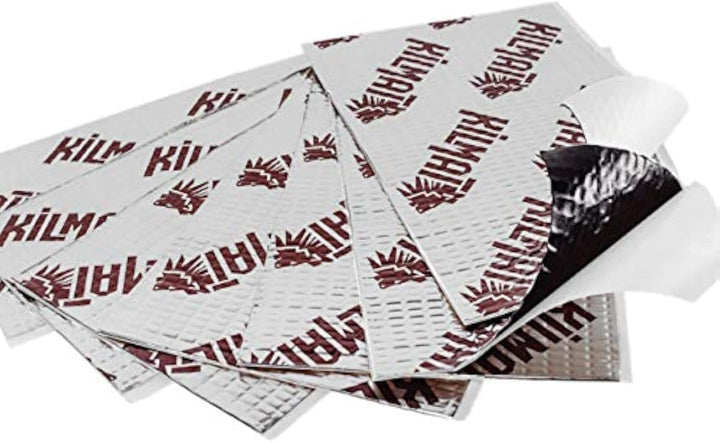 KILMAT 2 mm 1.7 m² Selbstklebende Alubutyl Anti Dröhn Dämmmatte Auto Dämmung Schalldämmung und Schal