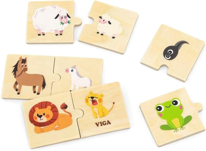 VIGA Toys Mom & Baby Puzzle Set