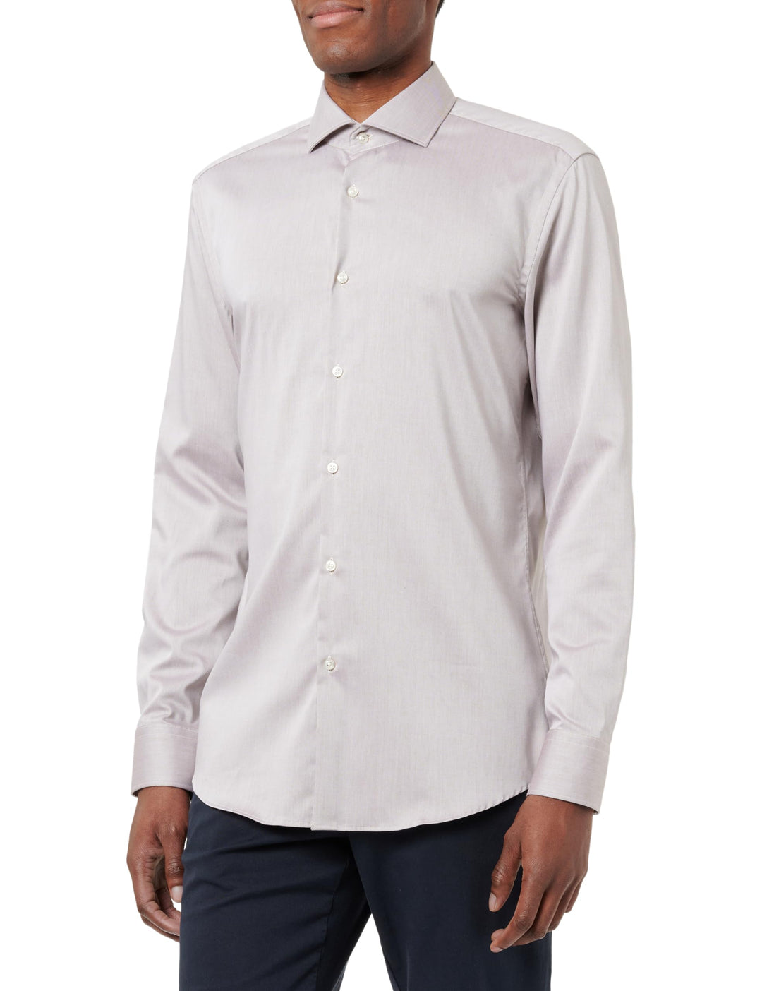Hugo Herren Kason Shirt 38 Medium Brown212, 38 Medium Brown212