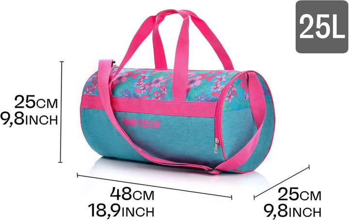 Sporttasche, 25 l, für Damen, Herren, Kinder, Mädchen, Reisetasche, Gepäck, Duffel, Fitness, Fitness