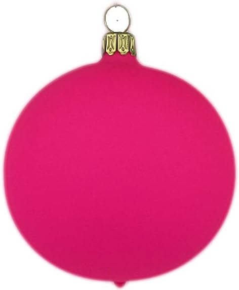 Lichte Thüringer Christbaumschmuck Exclusiv NEON Glaskugeln bunt 8cm Handarbeit Germany 12er Set, Pi