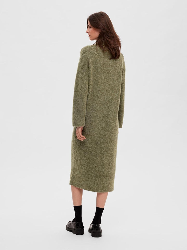 SELECTED FEMME Female Maxikleid Strick M Dusky Green, M Dusky Green