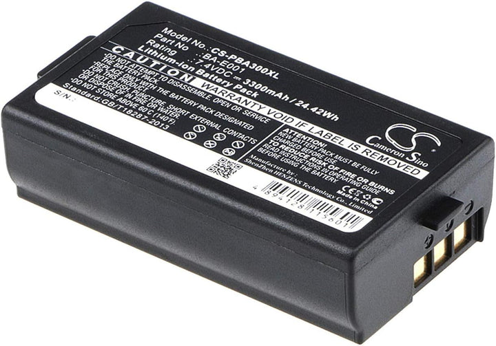 CS-PBA300XL Akkus 3300mAh Kompatibel mit [Brother] P-Touch H300/LI, PT-E300, PT-E500, PT-E550W, PT-H