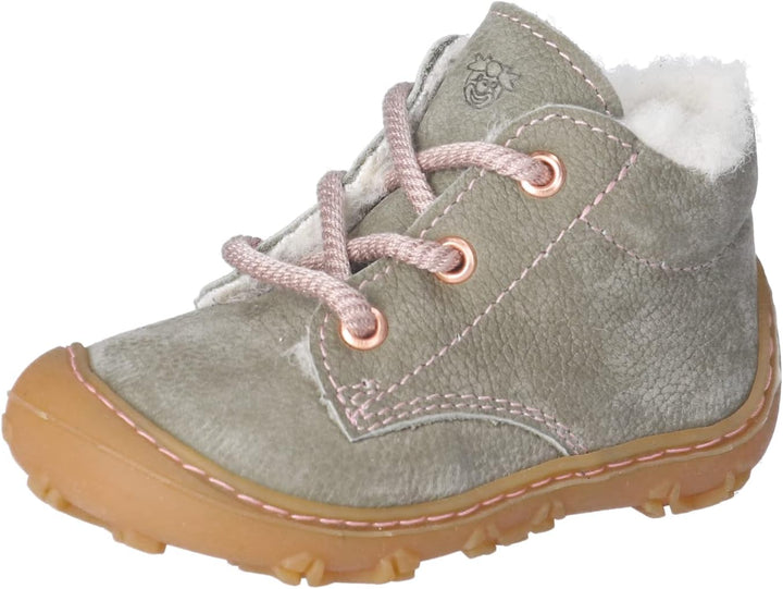 RICOSTA Mädchen und Jungen Lauflernschuhe Colin, WMS:Weit,Barfuss-Schuh 26 EU Weit Grün 520, 26 EU W