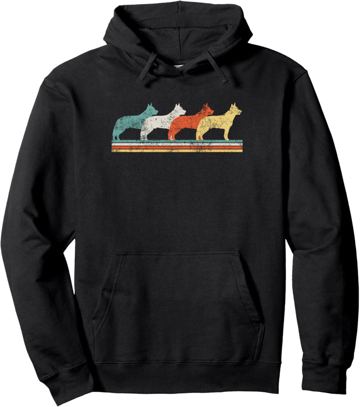 Australian Cattle Dog Vintage Pullover Hoodie