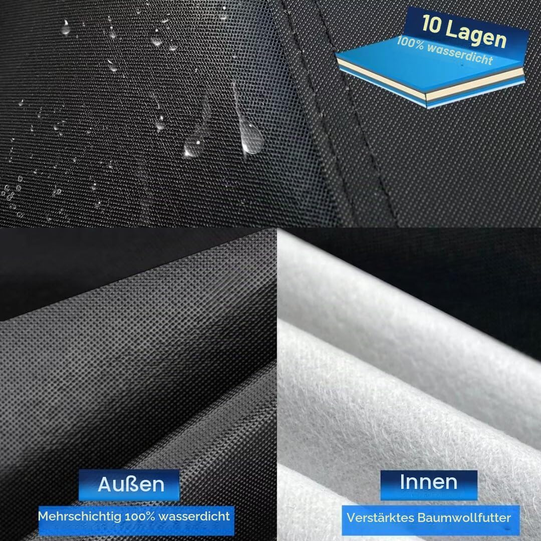 Autoabdeckung Passend für Porsche 911 Carrera Coupé Cabrio 992 991 997 996 993(1966-2025) 10 Schicht