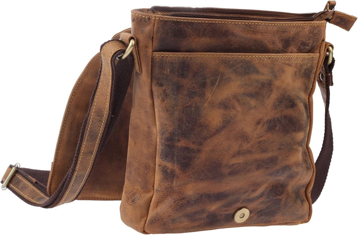 Green Burry Vintage Original Vintage Shoulderbag small 1636, Umhängetasche Braun, Braun