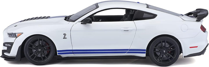 Maisto Mustang Shelby GT500 (2020): Modellauto im Massstab 1:18, Türen, Kofferraum und Motorhaube zu