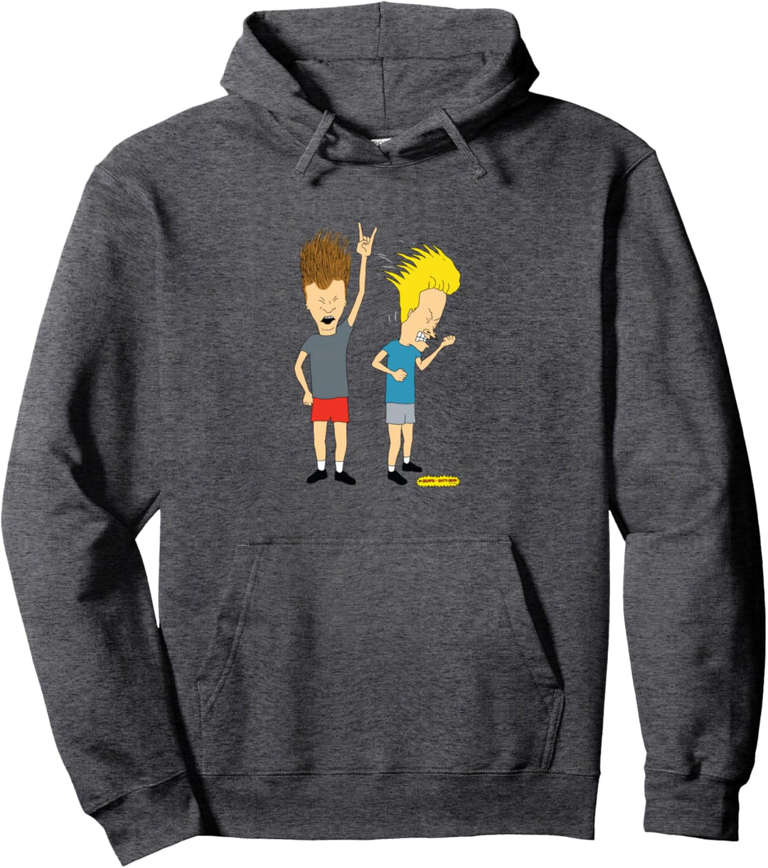 Beavis and Butt-Head Color Rock Out Pullover Hoodie