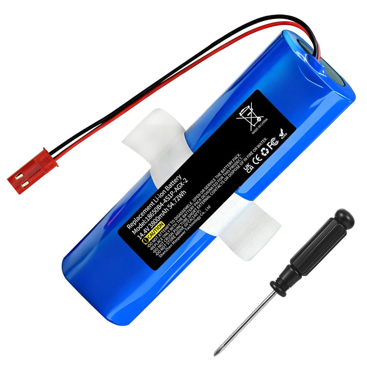 3800mAh Li-ion Akku, Ersatzakku für iLife Zaco V5s Pro,V5x,V4,V3s Pro,V8s,V50,V80,V85 Home Cleaner H